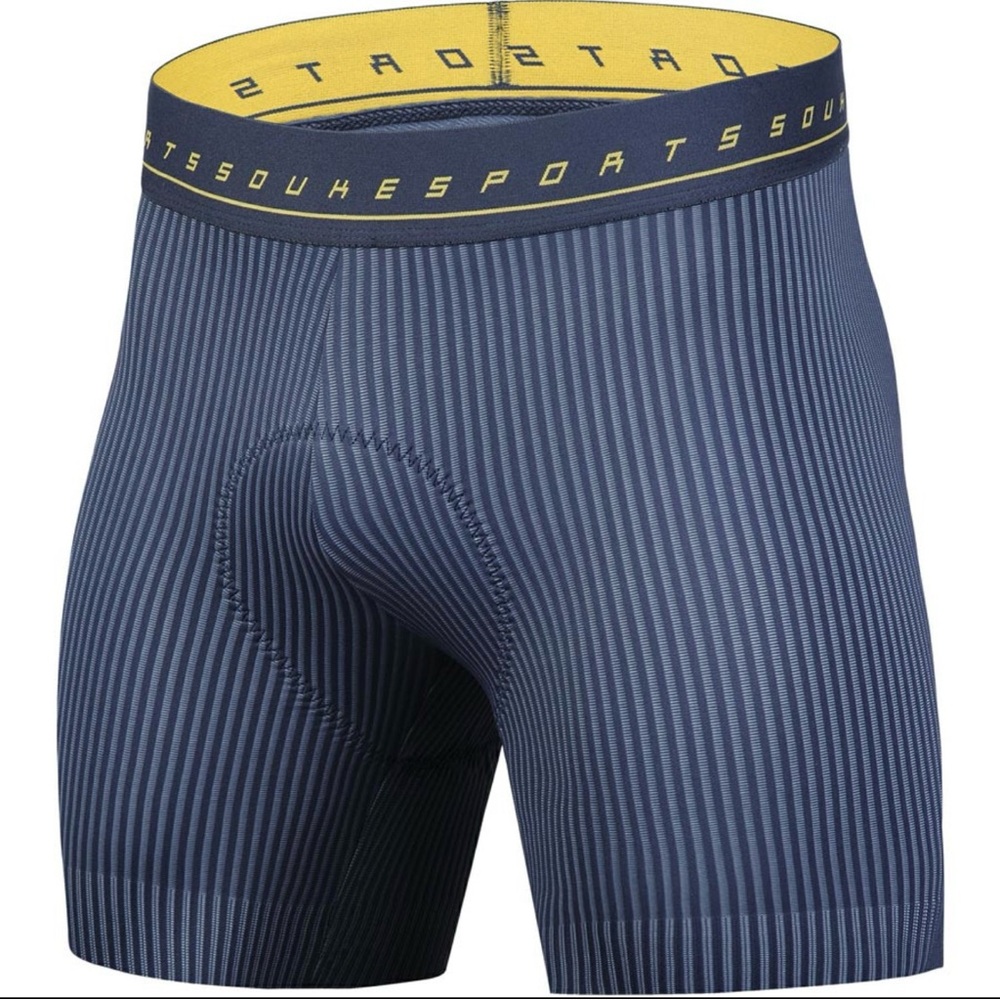 Men's 4D Padded Quick Dry Cycling Underwear-PS6021-Light gray XL